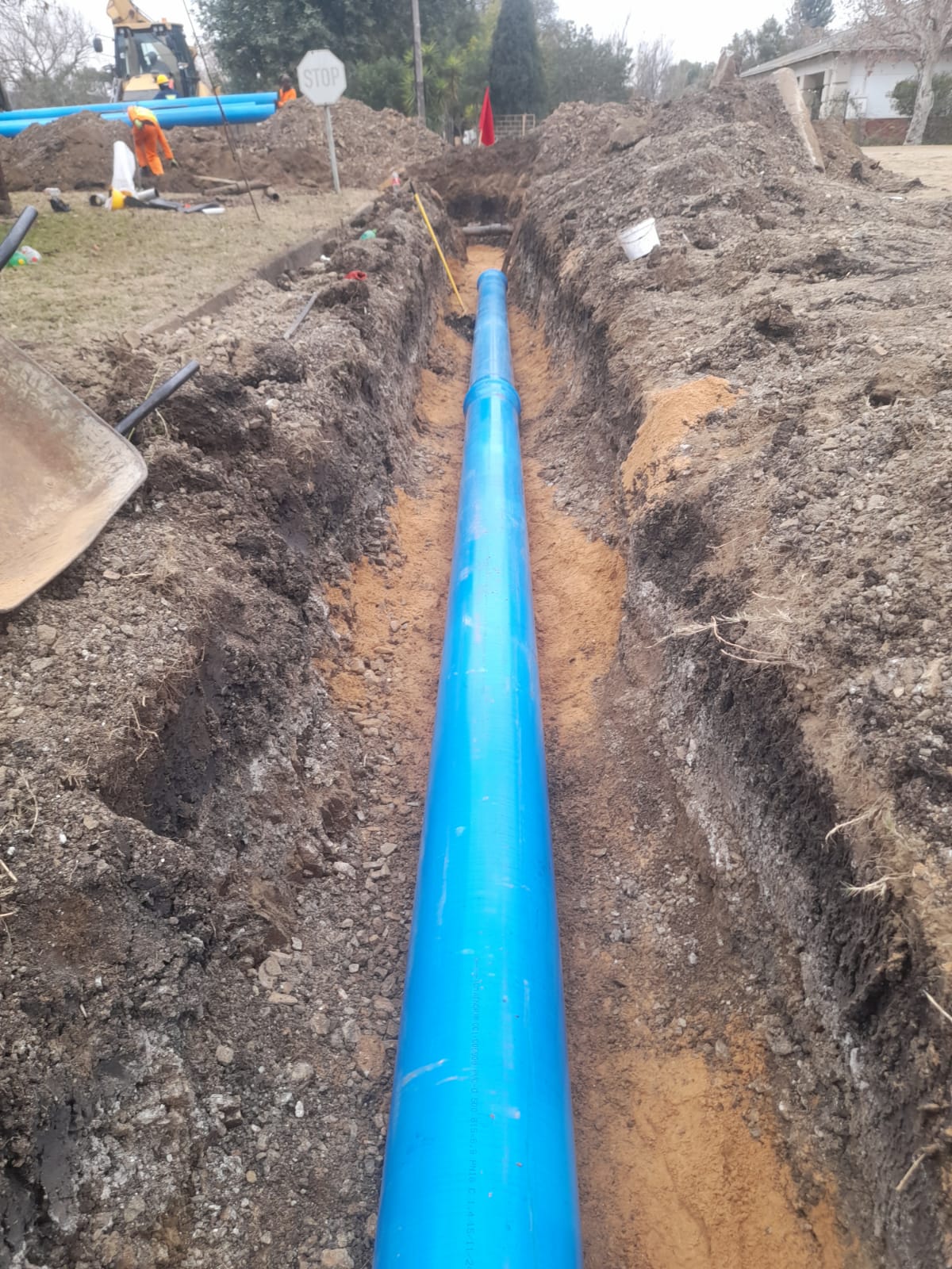 Water reticulation pipeline installation